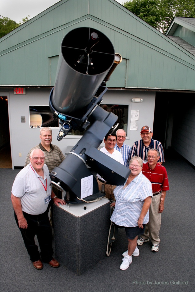Photo: Wilderness Center The Telescope and Volunteers. Photo by James Guilford.